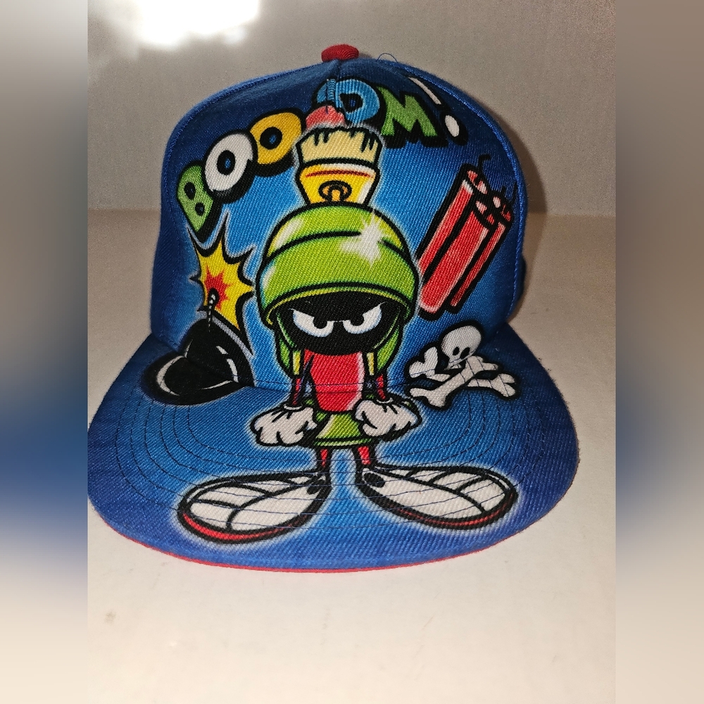 Looney Tunes Marvin The Martian Graffiti Snapback Hat